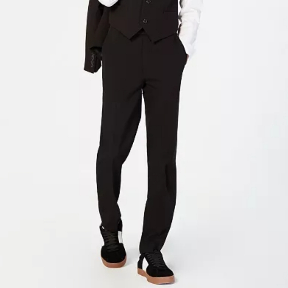 Calvin Klein Big Boys Slim Fit Machine Washable Stretch Suit Pants Size 14